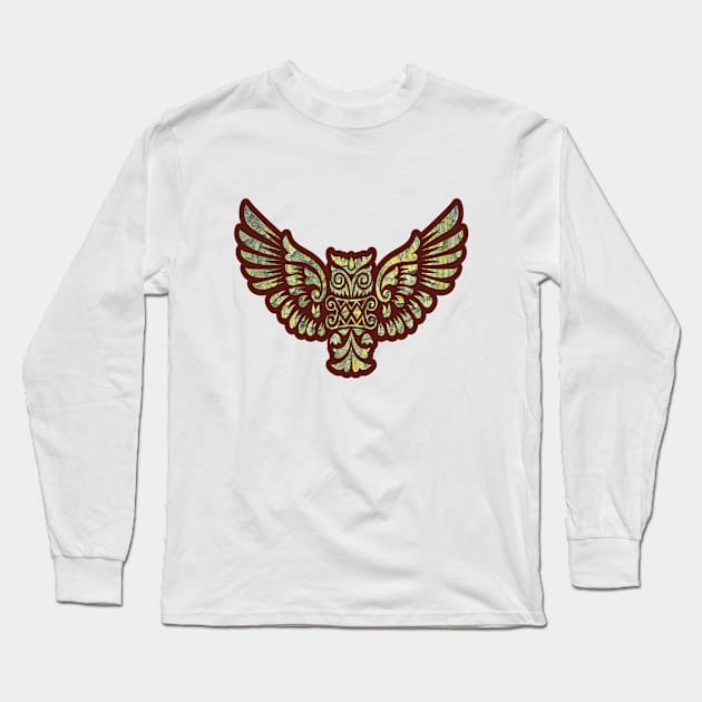 Owl decoration Long Sleeve T-Shirt by tsign703